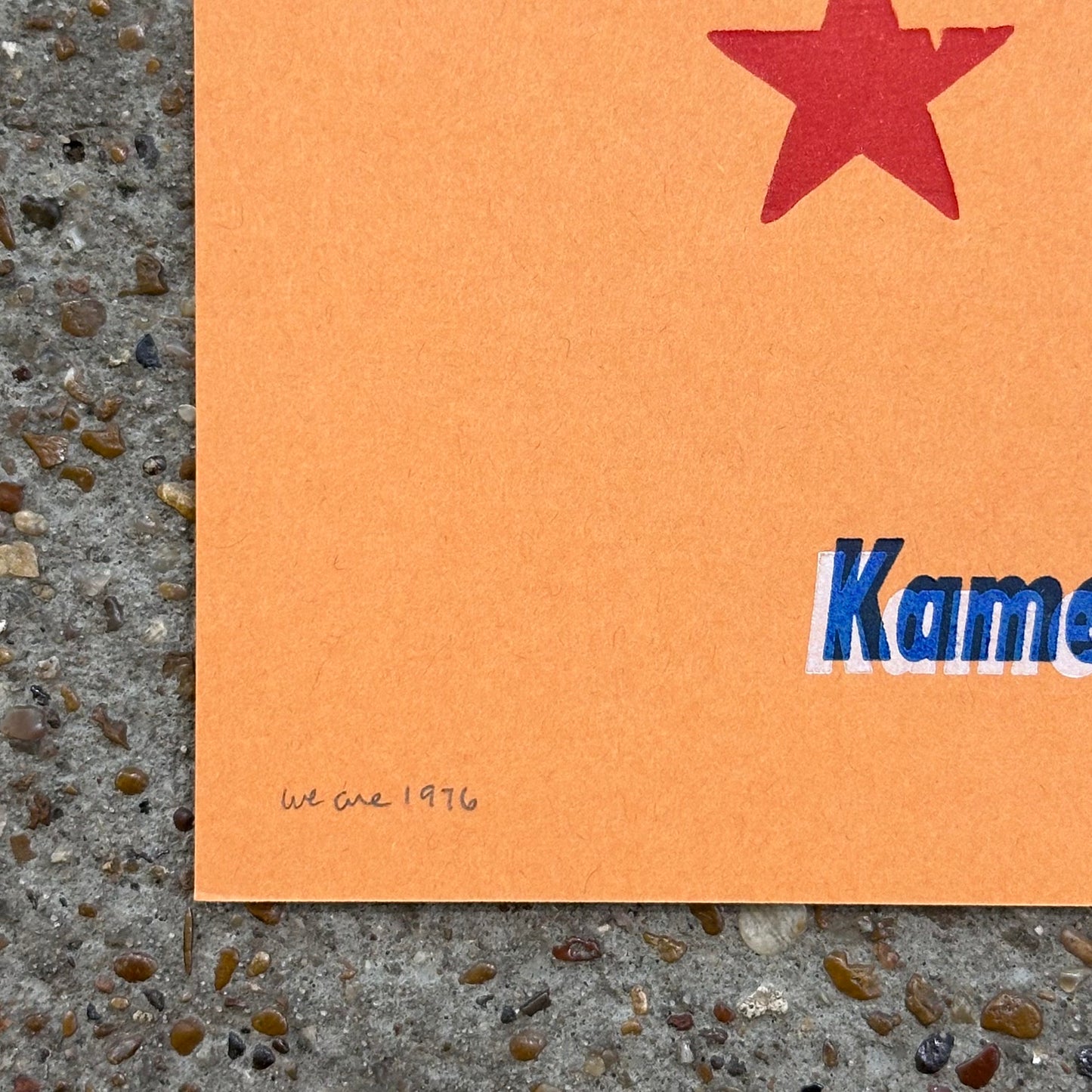 Kamehameha Letterpress Print | We Are 1976 (TX)