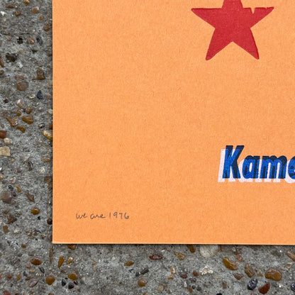 Kamehameha Letterpress Print | We Are 1976 (TX)