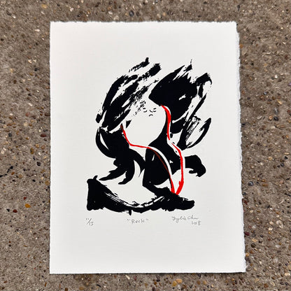 Rock Screenprint | Kylie Chan (Hong Kong)