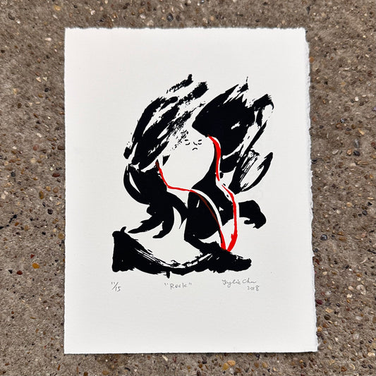 Rock Screenprint | Kylie Chan (Hong Kong)
