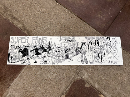 Super Fans Screenprint Coloring Book  | Kylie Chan (Hong Kong)