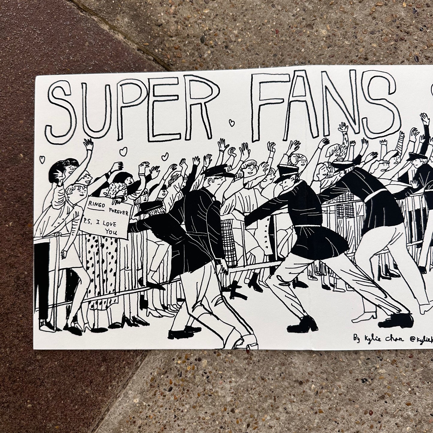Super Fans Screenprint Coloring Book  | Kylie Chan (Hong Kong)