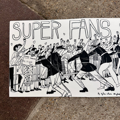 Super Fans Screenprint Coloring Book  | Kylie Chan (Hong Kong)