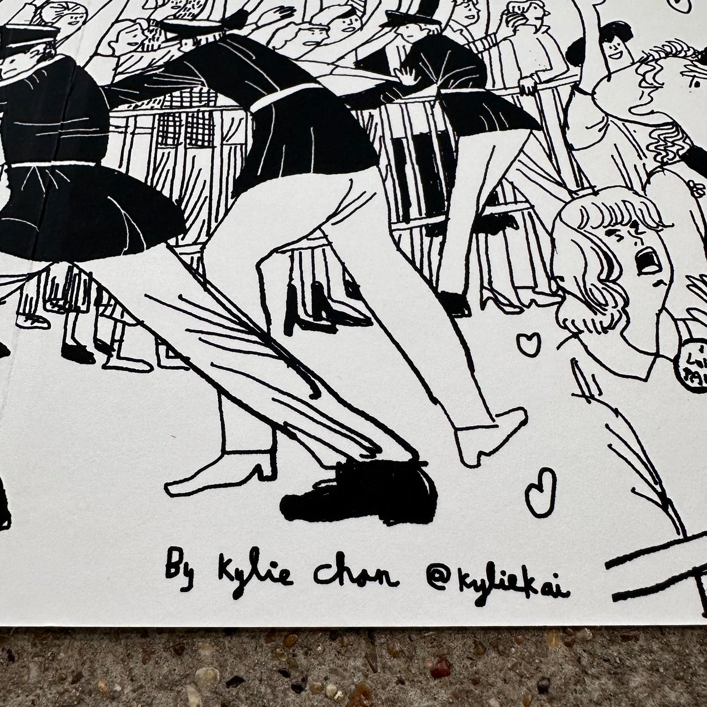Super Fans Screenprint Coloring Book  | Kylie Chan (Hong Kong)