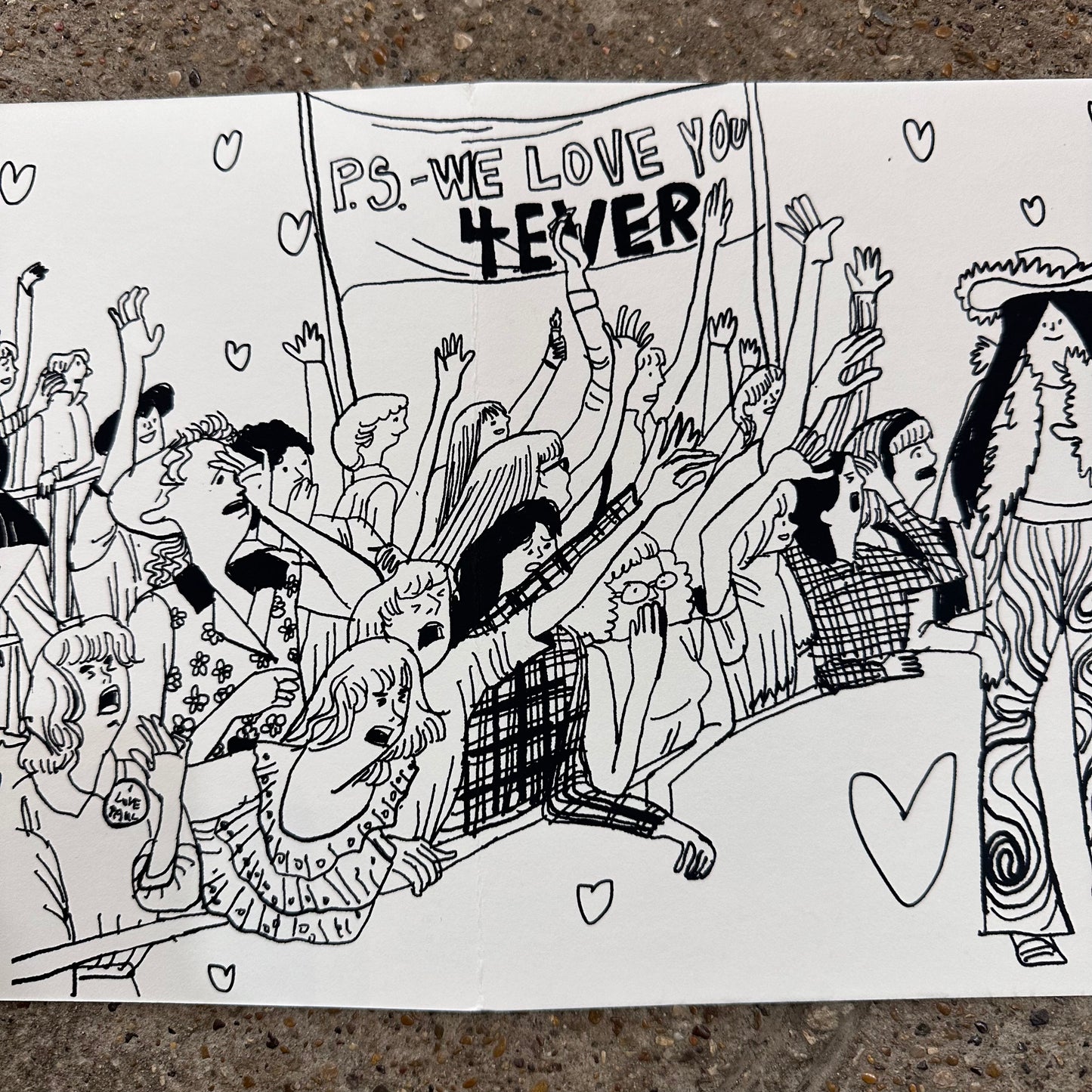 Super Fans Screenprint Coloring Book  | Kylie Chan (Hong Kong)