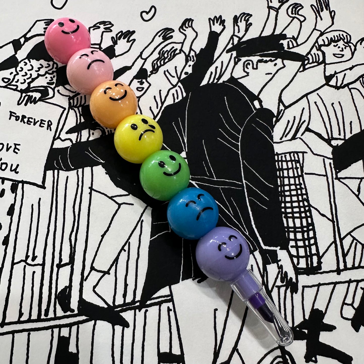 Super Fans Screenprint Coloring Book  | Kylie Chan (Hong Kong)