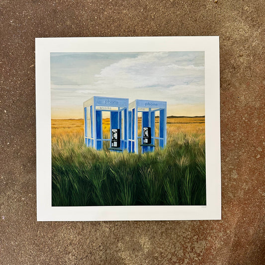 It'd be good to hear your voice Art Print | Heather Sundquist Hall (TX)
