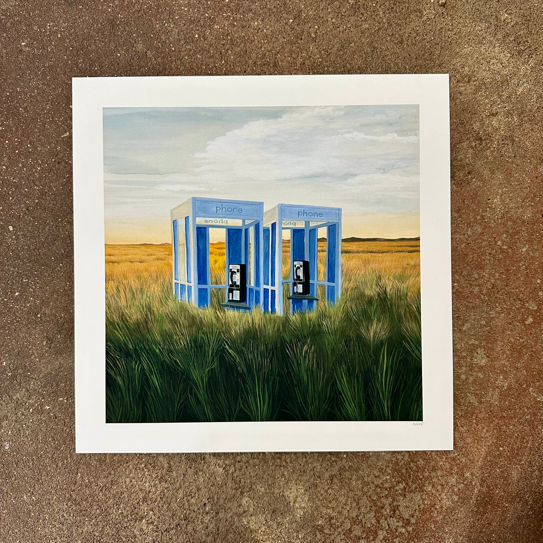 It'd be good to hear your voice Art Print | Heather Sundquist Hall (TX)