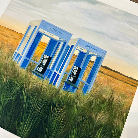 It'd be good to hear your voice Art Print | Heather Sundquist Hall (TX)
