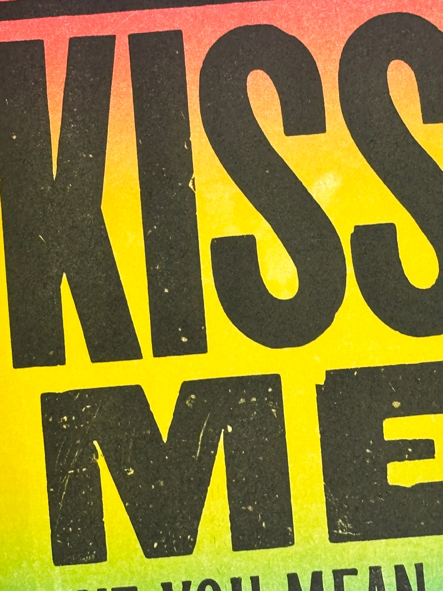 Kiss Me Like You Mean it Card | Hatch Show Print (TN)