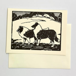 Barnyard Animal Letterpress Card Print | Dog | Hatch Show Print (TN)