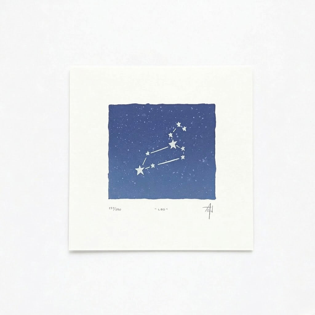 Zodiac Constellation Screenprint | Allison & Jonathan Metzger (IA)