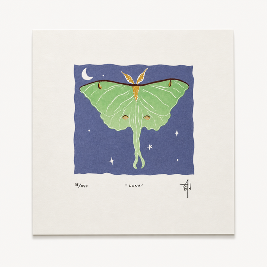 Luna Screenprint | Allison & Jonathan Metzger (IA)