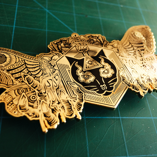 Occult Gold Enamel Pin | Luke Martin (MD)