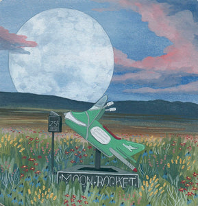 Moon Rocket | Pocket Print Series | Heather Sundquist Hall (TX)