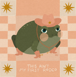 My Second Rodeo Art Print | Rachele Cromer (OK)