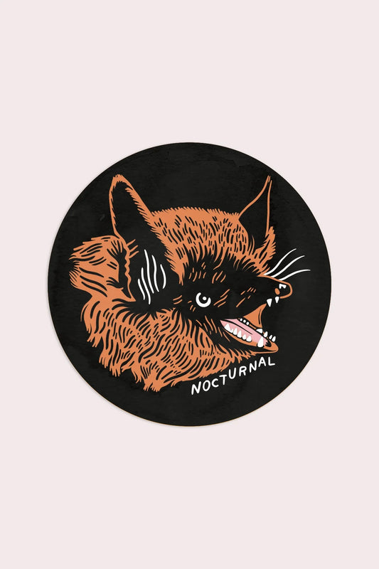 Nocturnal Vinyl Sticker | Olivia Mew