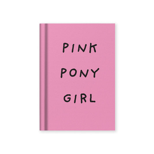 Pink Pony Girl Fabric Hardback Notebook (A7) | Ohh Deer (UK)