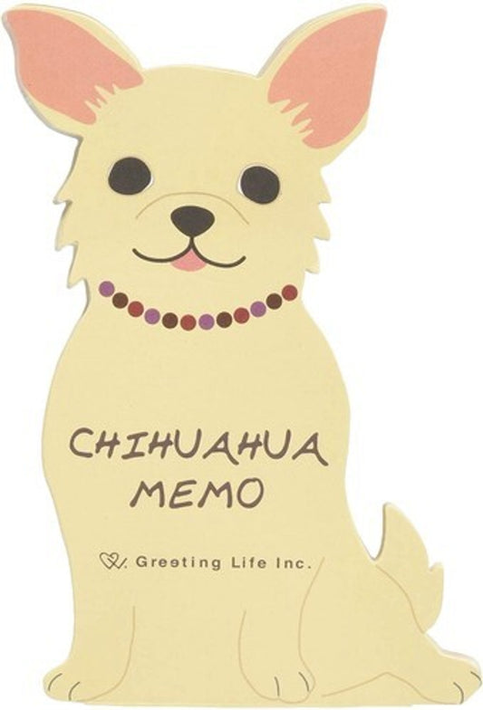 Chihuahua Memo Pad | Greeting Life (Japan)
