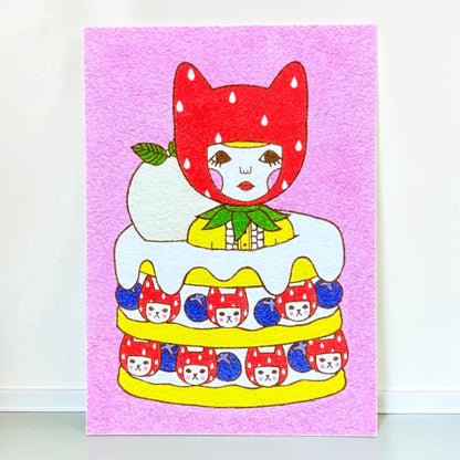 Pancake of Strawberry Cats | Naoshi (CA)