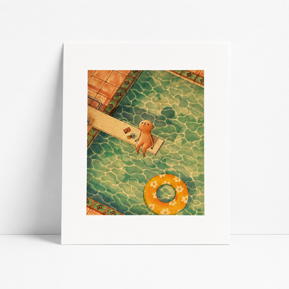 Pool Days Art Print | Felicia Chiao (CA)
