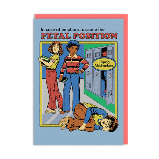 Coping Mechanisms Greeting Card | Steven Rhodes (AU)