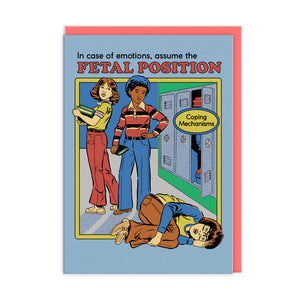 Coping Mechanisms Greeting Card | Steven Rhodes (AU)