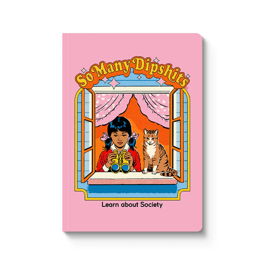 So Many Dipshits Paperback Notebook | Steven Rhodes (AU)