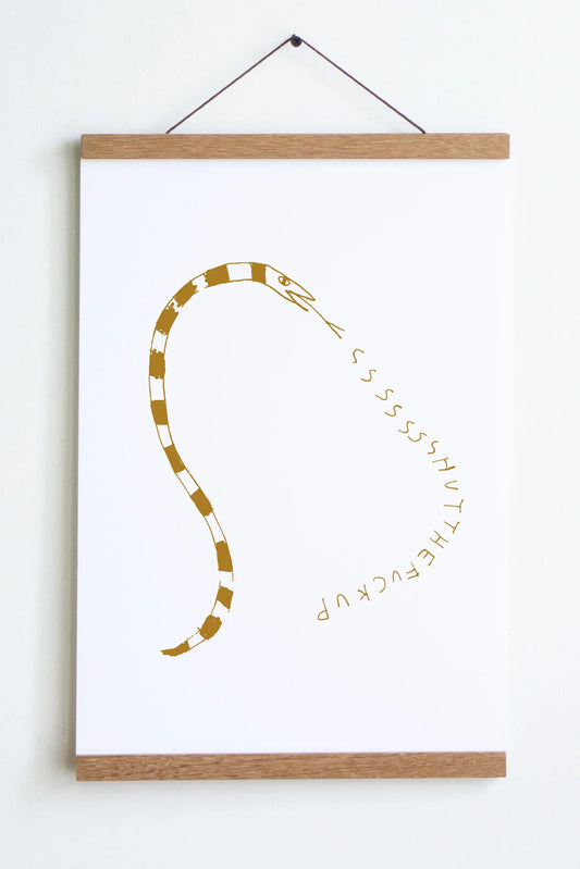 STFU Art Print | Permascowl