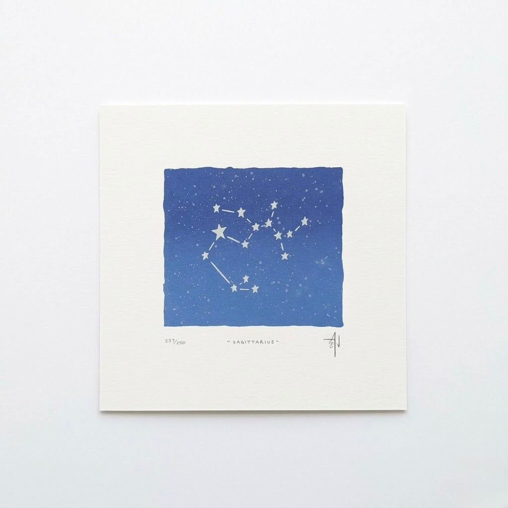 Zodiac Constellation Screenprint | Allison & Jonathan Metzger (IA)