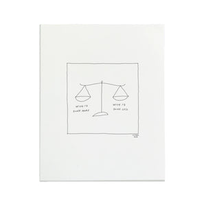Scales Letterpress Print| Liana Finck (NY)