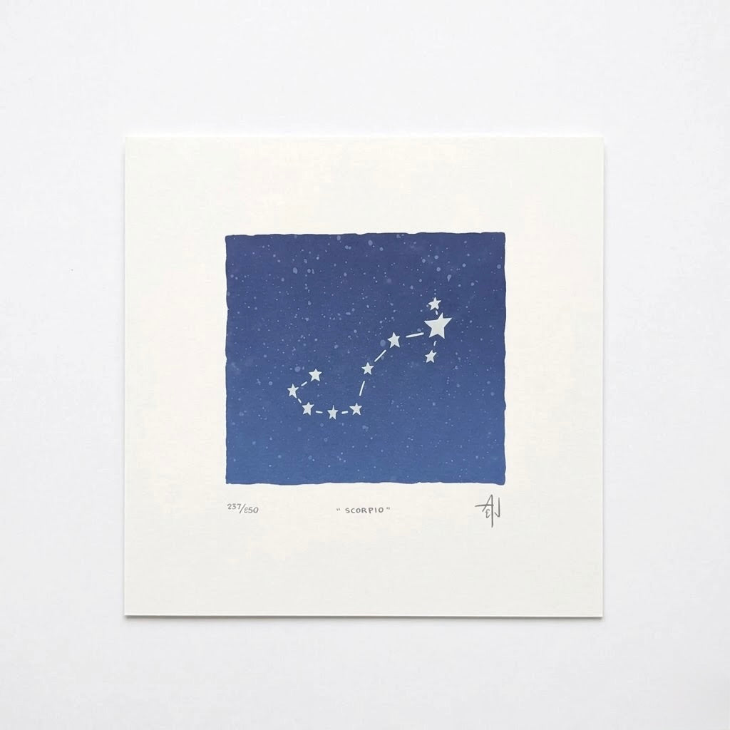 Zodiac Constellation Screenprint | Allison & Jonathan Metzger (IA)