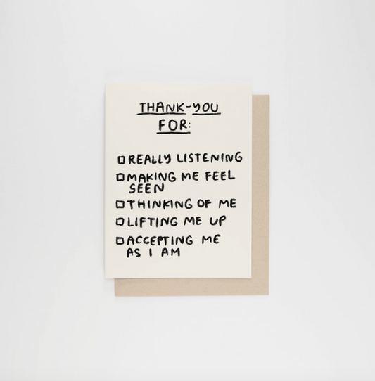 Thank you For: | People I've Loved (CA)