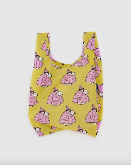 Babby Baggu Reusable Bag | Puffer Snoopy | Baggu