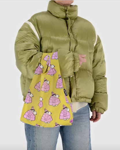 Babby Baggu Reusable Bag | Puffer Snoopy | Baggu