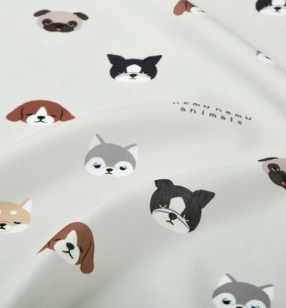 Sleepy Dogs Bento Wrapping Cloth | Japan