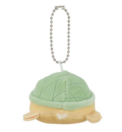 Turtle Plush Keychain | marsh mallow aquamie (Japan)