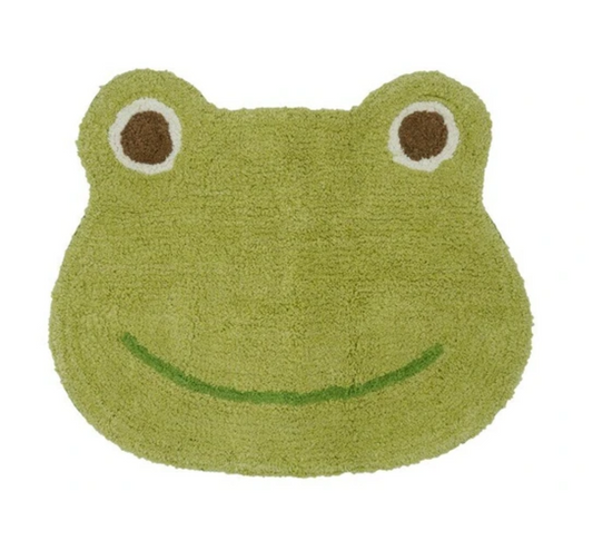 Fluffy Frog Bath Mat | Pea Pod (Japan)