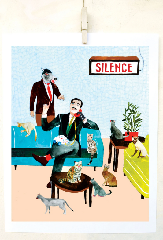An Important Call Art Print | Kelly Puissegur (LA)