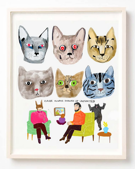 Claude Art Print | Kelly Puissegur (LA)