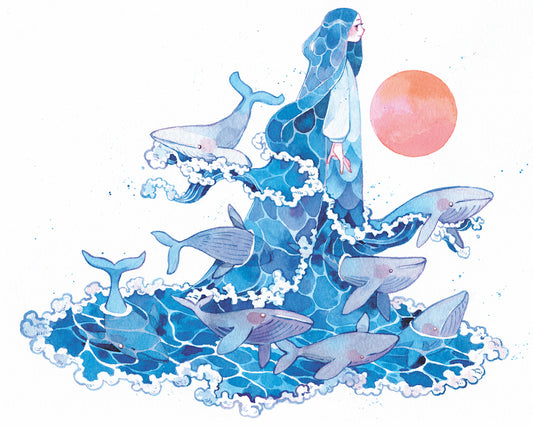 Ocean Walk Art Print | Koyamori (CAN)