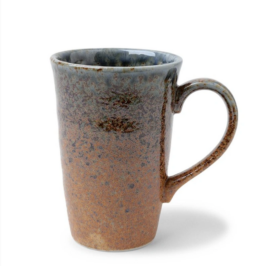 Blue Sand Crackle Mug (Japan)
