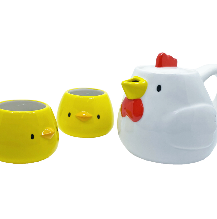 Chicken & Chicks Tea Set | Sunart Co. (Japan)