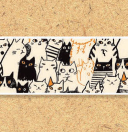 Cats Packaging Washi Tape (Japan)