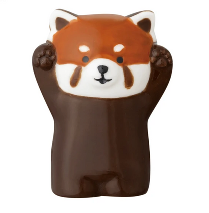 Red Panda Chopstick Holder | Decole (Japan)