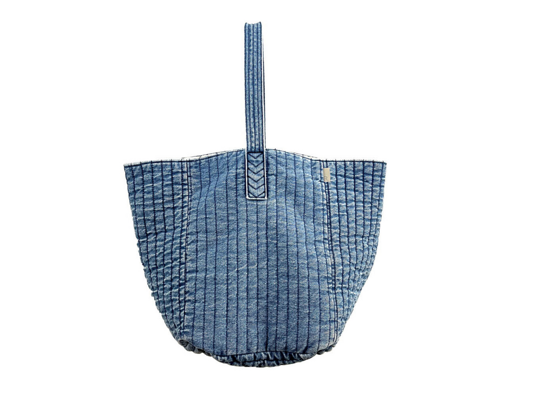 Textured Denim Tote Bag (Japan)