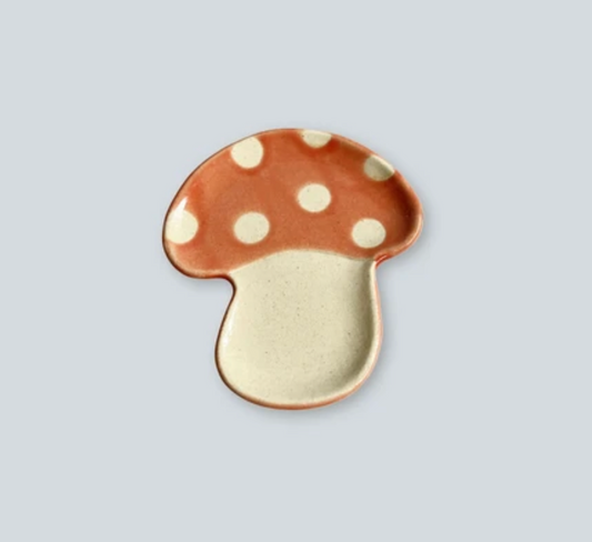 Ceramic Mushroom Dish (Japan)