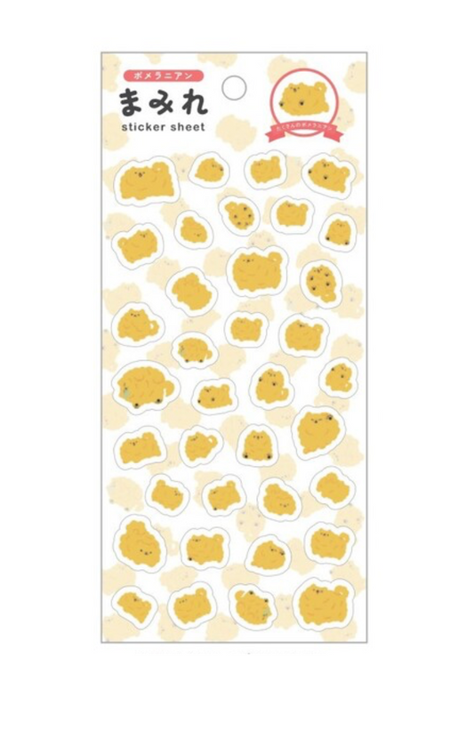 Pomeranian Sticker Sheet | MDS (Japan)