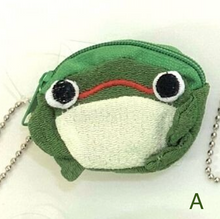 Load image into Gallery viewer, Frog Zippered Mini Coin Pouch | (Japan)
