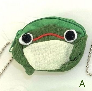 Frog Zippered Mini Coin Pouch | (Japan)